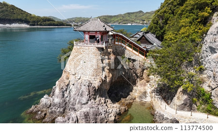 福山市_國家重要文化財產【阿布舍觀音】航空攝影_No24 福山市_國家重要文化財產【阿布舍觀音】航空攝影_No24 113774500