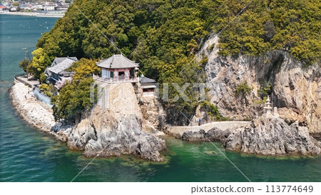 福山市_國家重要文化財產【阿布舍觀音】航空攝影_No03 福山市_國家重要文化財產【阿布舍觀音】航空攝影_No03 113774649