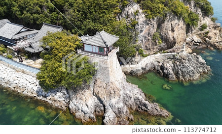 Fukuyama City_National Important Cultural Property [Afuto Kannon] Aerial Photo_No10 113774712