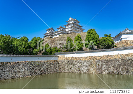 【世界遺產姬路城】【日本名城百選】三國堀與天守群2 兵庫縣姬路市 【世界遺產姬路城】【日本名城百選】三國堀與天守群2 兵庫縣姬路市 113775882