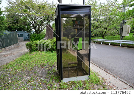 Nostalgic telephone booth Nostalgic telephone booth 113776492