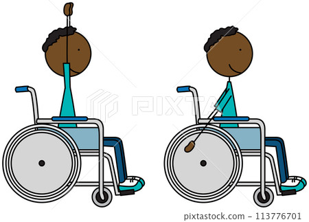 Happy kid exercises 113776701