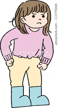 Angry girl Angry girl 113776880