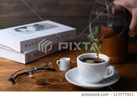 A little luxury: Coffee time (hot coffee) A little luxury: Coffee time (hot coffee) 113777821
