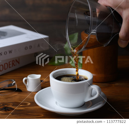 A little luxury: Coffee time (hot coffee) A little luxury: Coffee time (hot coffee) 113777822