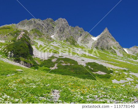 夏季的唐澤冰壺和唐澤山 113778140