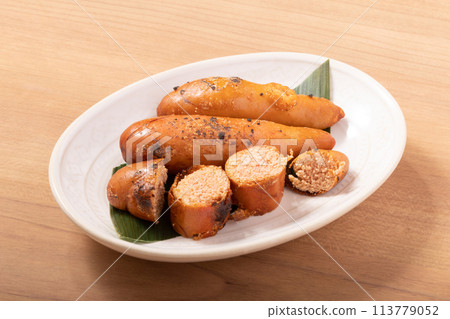 Baked cod roe 113779052