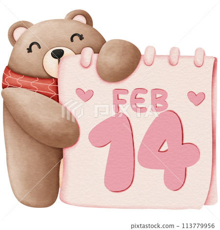 bear with valentine bear with valentine 113779956