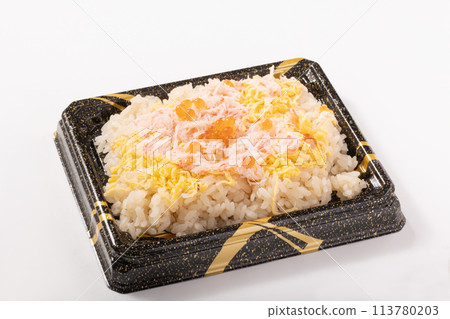 Snow crab rice bowl bento 113780203