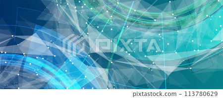 Technology abstract futuristic science background for internet business. Big data concept. 113780629