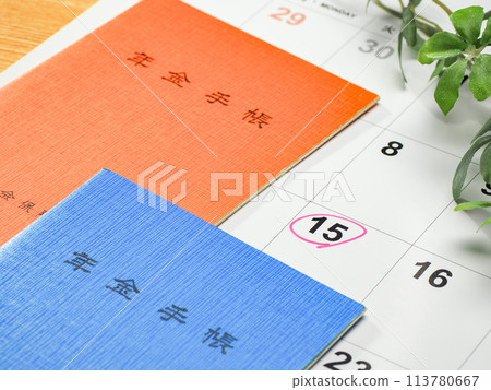 pension book  113780667