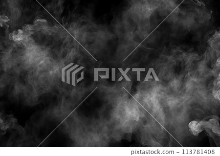 Thick smoky texture in black and white 113781408