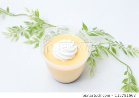 布丁、點心、甜點、便利商店點心、杯裝布丁、塑膠容器、點心、西式點心、新鮮點心 113781668