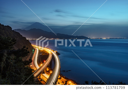 View of Mt. Fuji from Satta Pass 113781709