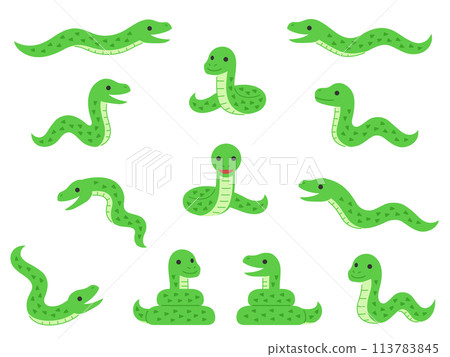 Snake character illustration 113783845