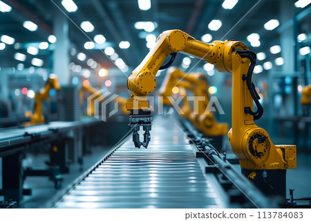 The use of robot arms in intelligent industrial factories 113784083