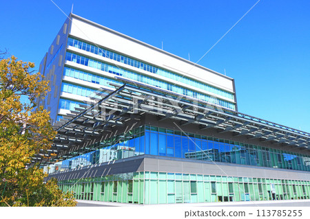 山梨縣甲府市甲府市政廳風景 山梨縣甲府市甲府市政廳風景 113785255