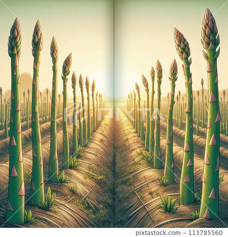 Pre-harvest asparagus 113785560