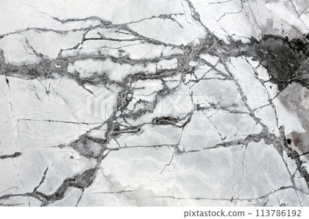 White marble background, macro shot. 113786192