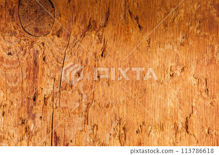 Detailed closeup of wooden board texture 113786618