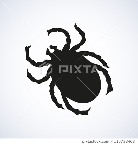 Mite. Vector drawing Mite. Vector drawing 113788468