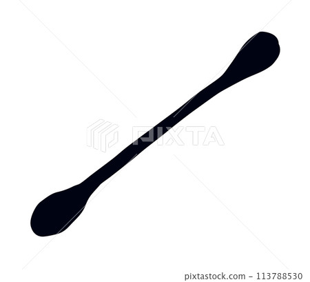 Ear sticks. Vector drawing icon Ear sticks. Vector drawing icon 113788530