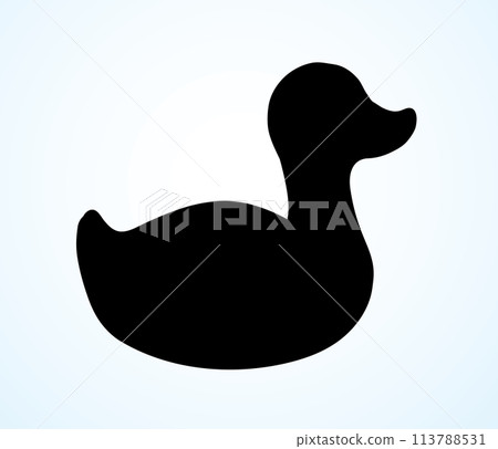 Inflatable swimming ring. Vector drawing Inflatable swimming ring. Vector drawing 113788531