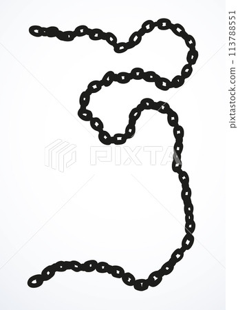 Chain. Vector sketch 113788551