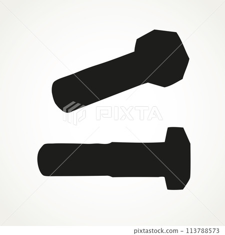 Bolts of different angles Bolts of different angles 113788573