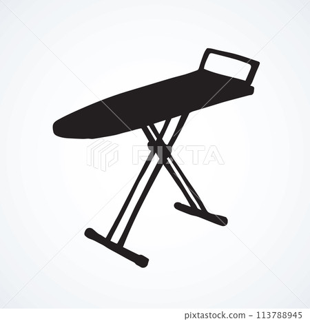 Ironing board. Vector drawing Ironing board. Vector drawing 113788945