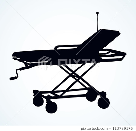 Stretcher. Vector drawing Stretcher. Vector drawing 113789176