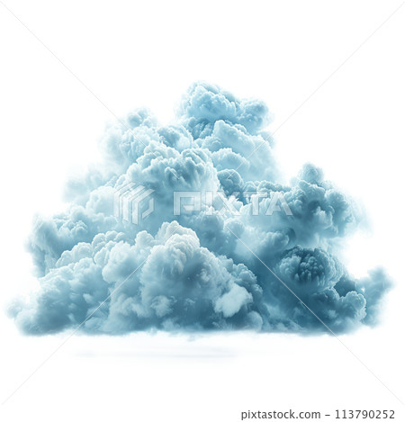 Large Cloud of Smoke Hovering in the Air 113790252