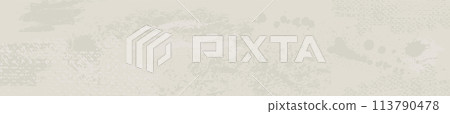 Vintage beige background from blots. long horizontal frame banner. hand drawing. Not AI, Vector illustration Vintage beige background from blots. long horizontal frame banner. hand drawing. Not AI, Vector illustration 113790478