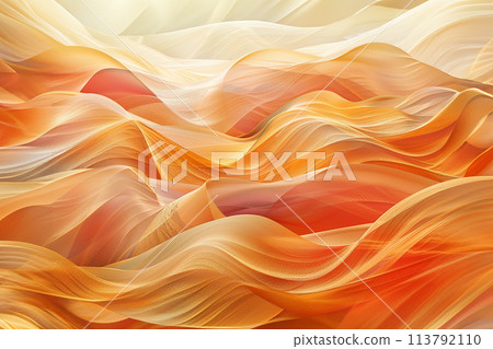 Ripples in the sand of a dune in a desert 113792110