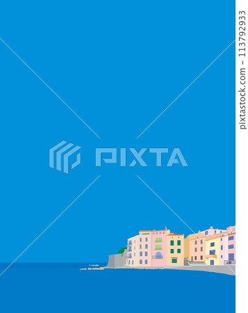 Saint Tropez Beach, France 113792933