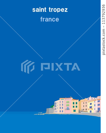 Saint Tropez Beach, France Saint Tropez Beach, France 113792936