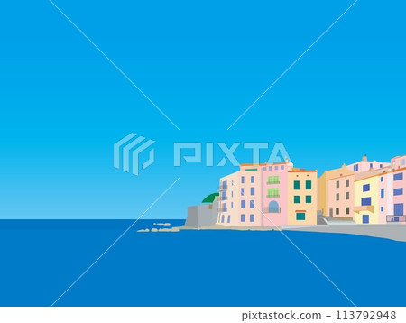 Saint Tropez Beach, France 113792948