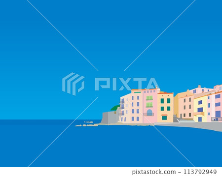 Saint Tropez Beach, France 113792949