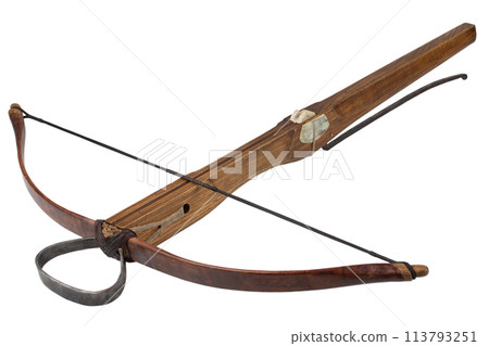 crossbow isolated on white crossbow isolated on white 113793251
