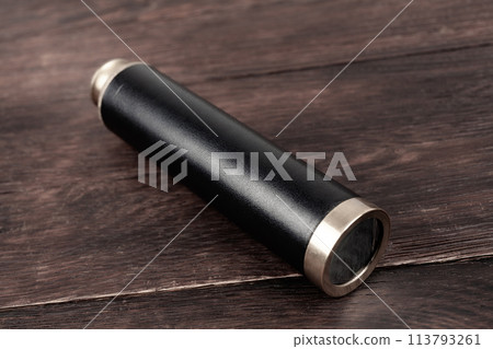 Retro vintage naval spyglass Retro vintage naval spyglass 113793261
