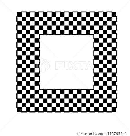 Racing flag design square frame 113793341