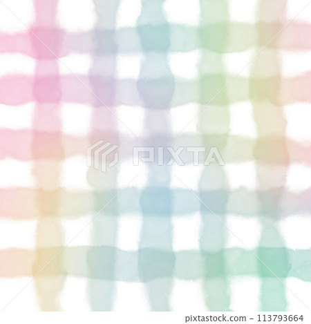 Rainbow Hand Drawn Plaid Gingham Check Background Overlay Rainbow Hand Drawn Plaid Gingham Check Background Overlay 113793664