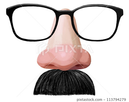 Disguise glasses (black beard) with transparent lenses Disguise glasses (black beard) with transparent lenses 113794279