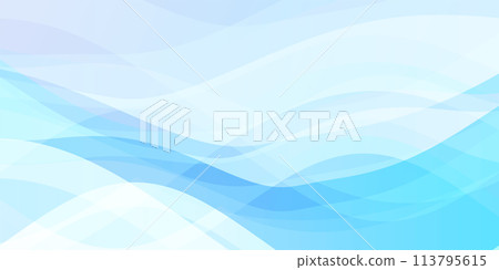 Wave blue technology curve background 113795615