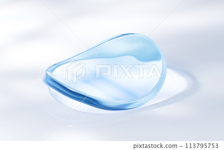 Abstract shiny glass geometry background, 3d rendering. 113795753