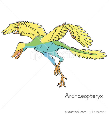 Happy Archaeopteryx Archaeopteryx (color) 113797458