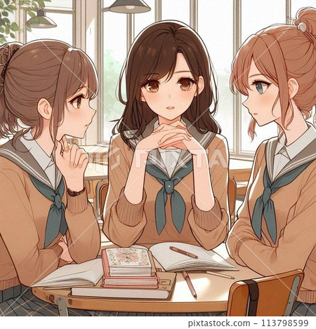 高中生放學後參加女孩之夜 113798599