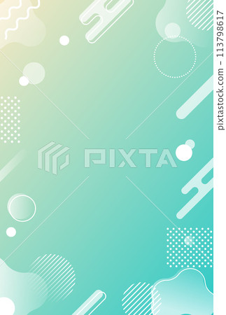 Background material_Memphis pattern 113798617