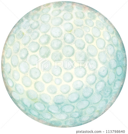 Golf ball illustration 113798640