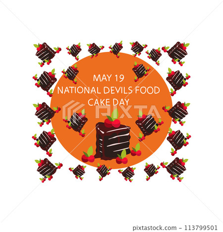 NATIONAL DEVILS FOOD CAKE DAY 113799501